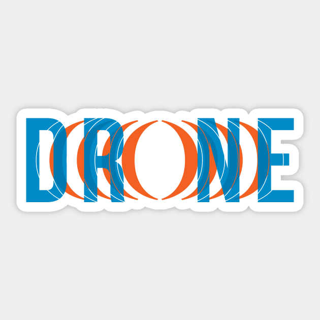 DR((O))NE Sticker by Mianus Artisanal Concepts